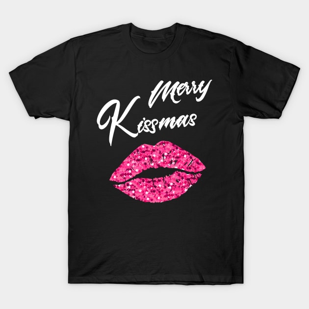 Merry kissmas T-Shirt by MZeeDesigns